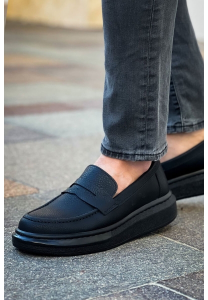 Robert - RS615 Siyah  Erkek Loafer Ayakkabı SIYAH ST