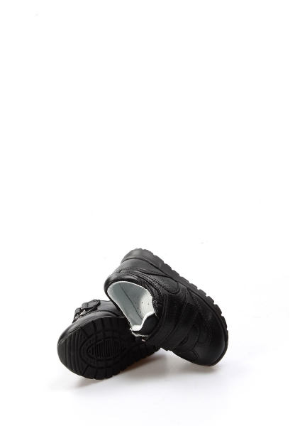 Ayakkabıhane İçi Dışı Hakiki Deri Siyah Bebek Casual Ayakkabı AH0700621900