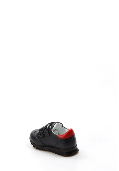 Ayakkabıhane İçi Dışı Hakiki Deri Lacivert Kırmızı Bebek Casual Ayakkabı AH0700621900