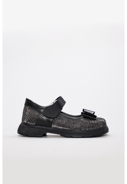 Ayakkabıhane Hakiki Deri Siyah Unisex Çocuk Casual Ayakkabı AH07006XCA5002
