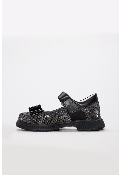 Ayakkabıhane Hakiki Deri Siyah Unisex Çocuk Casual Ayakkabı AH07006XCA5002
