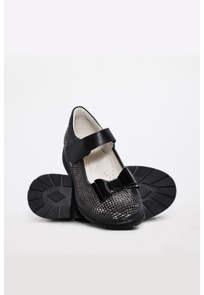 Ayakkabıhane Hakiki Deri Siyah Unisex Çocuk Casual Ayakkabı AH07006XCA5002