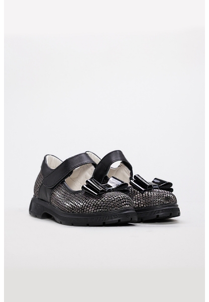 Ayakkabıhane Hakiki Deri Siyah Unisex Çocuk Casual Ayakkabı AH07006XCA5002