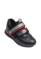 Ayakkabıhane İçi Dışı Hakiki Deri Siyah Gümüş Unisex Çocuk Casual Ayakkabı AH070062411020