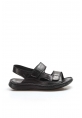 Ayakkabıhane İçi Dışı Hakiki Deri Siyah Erkek Klasik Sandalet AH070181317-208-71