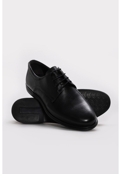 Ayakkabıhane Hakiki Deri Siyah Floter Erkek Klasik Ayakkabı AH07095MA4026