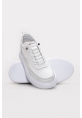 Ayakkabıhane İçi Dışı Hakiki Deri Beyaz EVA Erkek Spor Sneaker Ayakkabı AH081261311112