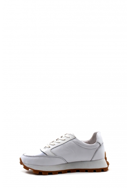 Ayakkabıhane İçi Dışı Hakiki Deri Beyaz Erkek Spor Sneaker Ayakkabı AH0815471835