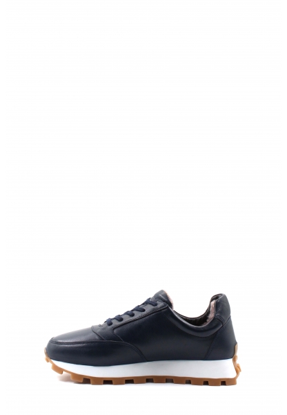 Ayakkabıhane İçi Kürklü Dışı Hakiki Deri Lacivert Erkek Spor Sneaker AyakkabıAH081541171835
