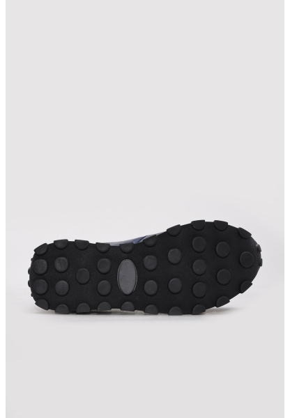 Ayakkabıhane İçi Dışı Hakiki Deri Lacivert Erkek Spor Sneaker Ayakkabı AH08154717186