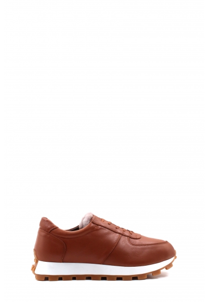 Ayakkabıhane İçi Dışı Hakiki Deri Taba Erkek Spor Sneaker Ayakkabı AH0815411131813