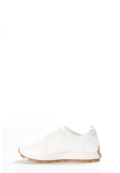 Ayakkabıhane İçi Dışı Hakiki Deri Beyaz Rahat Erkek Spor Sneaker Ayakkabı AH08154131813