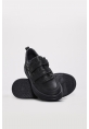 Ayakkabıhane Hakiki Deri Siyah Nubuk Unisex Çocuk Casual Ayakkabı AH07157XA2407