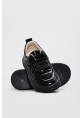 Ayakkabıhane Hakiki Deri Siyah Rugan Unisex Çocuk Casual Ayakkabı AH07157XA001