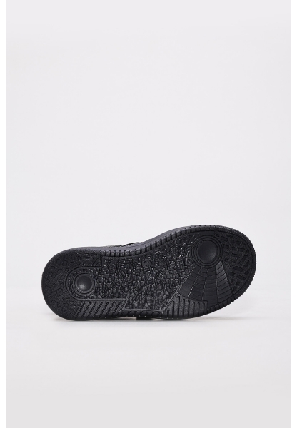 Ayakkabıhane Hakiki Deri Siyah Rugan Unisex Çocuk Casual Ayakkabı AH07157XA001