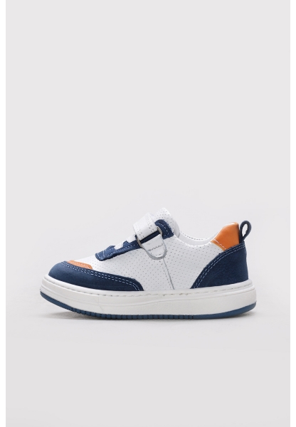 Ayakkabıhane İçi Dışı Hakiki Nubuk Deri Kot Beyaz Unisex Çocuk Spor Ayakkabı AH081572412521