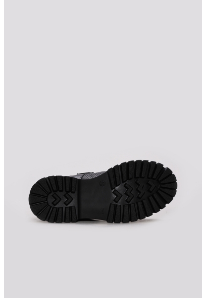 Ayakkabıhane Hakiki Deri Siyah Kız Çocuk Casual Ayakkabı AH07157XA033