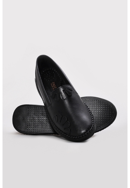 Ayakkabıhane Hakiki Deri Siyah Kadın Casual Ayakkabı AH07164ZA2638