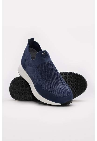 Ayakkabıhane Hakiki Deri Mavi Erkek Spor Ayakkabı 214MA2428 AH07214MA2428-1