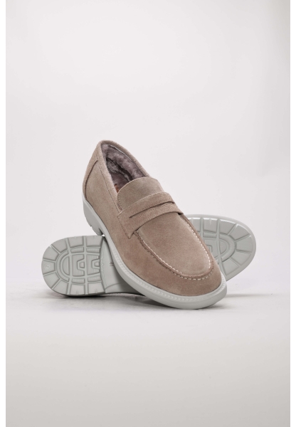 Ayakkabıhane İçi Dışı Hakiki Süet Deri Kum Erkek Klasik Ayakkabı AH08214111314196