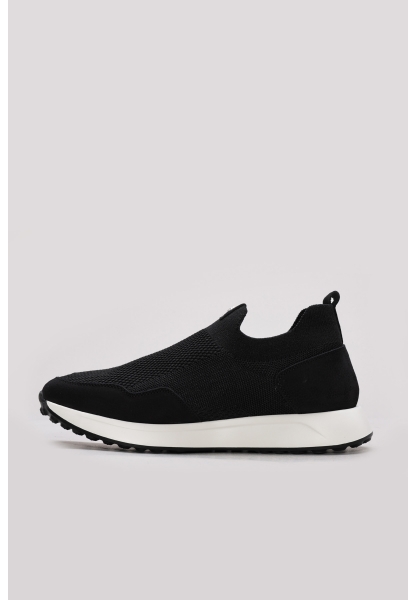  Ayakkabıhane İçi Dışı Hakiki Deri Siyah Erkek Spor Sneaker Ayakkabı AH0821413124386