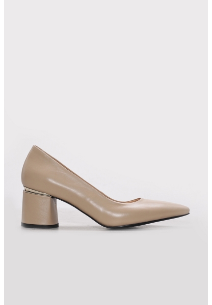 Ayakkabıhane Hakiki Deri  Kadın Kısa Topuklu Ayakkabı AH07215ZA2764