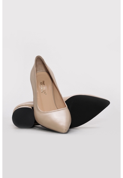 Ayakkabıhane Hakiki Deri  Kadın Kısa Topuklu Ayakkabı AH07215ZA2764