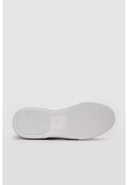 Ayakkabıhane İçi Dışı Hakiki Deri Beyaz Erkek Spor Sneaker Ayakkabı AH08216131993