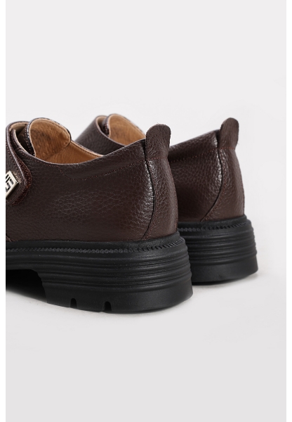 Ayakkabıhane İçi Dışı Hakiki Deri Kahve Rahat Kadın Casual Ayakkabı AH0821726277