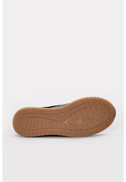 Ayakkabıhane İçi Dışı Hakiki Deri Siyah Kadın Casual Günlük Ayakkabı AH0821726204