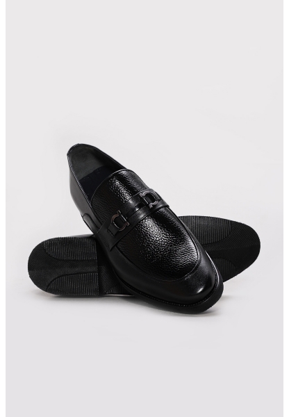 Ayakkabıhane Hakiki Deri Siyah Erkek Klasik Ayakkabı AH07218MA411