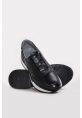 Ayakkabıhane İçi Dışı Hakiki Deri Siyah Erkek Spor Sneaker Ayakkabı AH082411312119
