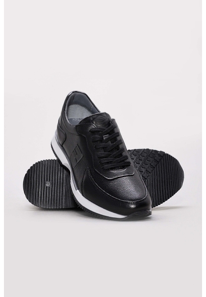 Ayakkabıhane Hakiki Deri Siyah Erkek Casual Ayakkabı AH07241MA1991