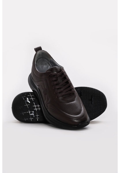 Ayakkabıhane Hakiki Deri Kahve Erkek Casual Ayakkabı AH07241MA2031