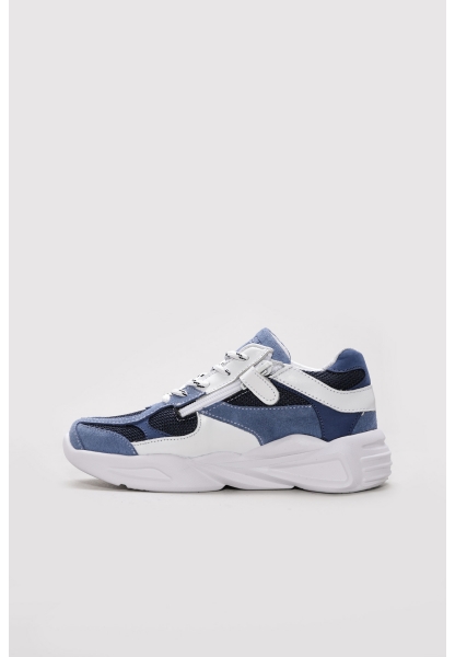 Ayakkabıhane Hakiki Deri Kot Mavi Unisex Çocuk Casual AH07248XA003