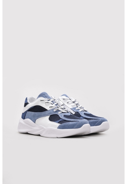 Ayakkabıhane Hakiki Deri Kot Mavi Unisex Çocuk Casual AH07248XA003