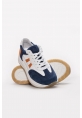 Ayakkabıhane İçi Dışı Hakiki Deri Lacivert Beyaz Unisex Çocuk Spor Ayakkabı AH08248241109