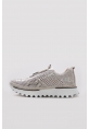 Ayakkabıhane İçi Dışı Hakiki Deri Bej Gümüş Kadın Spor Sneaker Ayakkabı AH08254261980