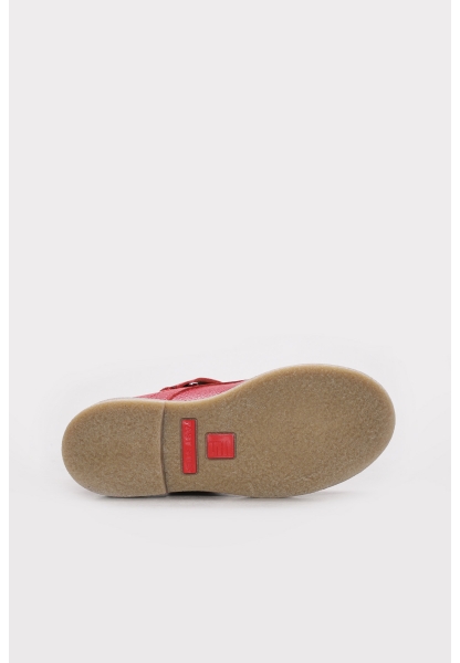 Ayakkabıhane Hakiki Deri Kırmızı Floter Unisex Çocuk Klasik Bot AH07257SFA2023