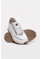 Ayakkabıhane İçi Dışı Hakiki Deri Beyaz Kadın Spor Sneaker Ayakkabı AH08257261219