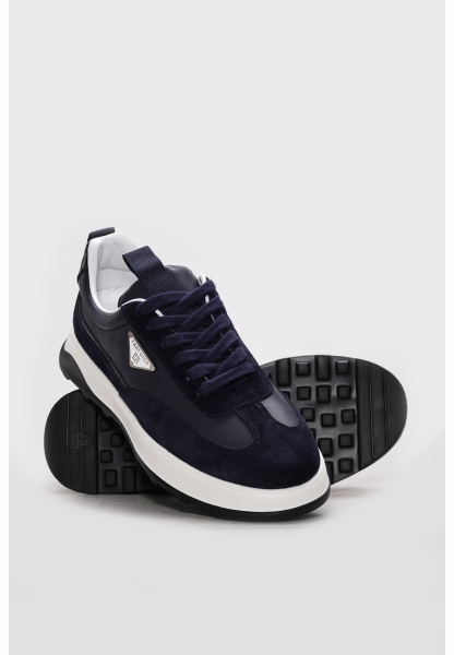 Ayakkabıhane Hakiki Deri Lacivert Süet Erkek Casual Ayakkabı AH07259MA1421