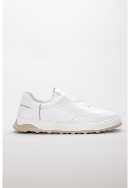 Ayakkabıhane Hakiki Deri Beyaz Floter Erkek Casual Ayakkabı AH07259MA1420