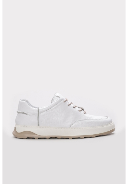 Ayakkabıhane İçi Dışı Hakiki Floter Deri Beyaz Erkek Casual Ayakkabı AH082591311524