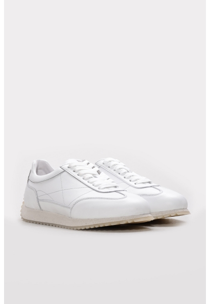 Ayakkabıhane İçi Dışı Hakiki Deri Beyaz Erkek Spor Sneaker Ayakkabı AH082891311467