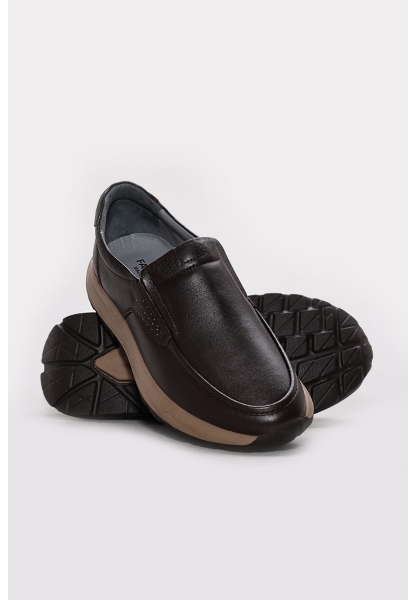 Ayakkabıhane Hakiki Deri Kahve Erkek Spor Ayakkabı AH07302MA530