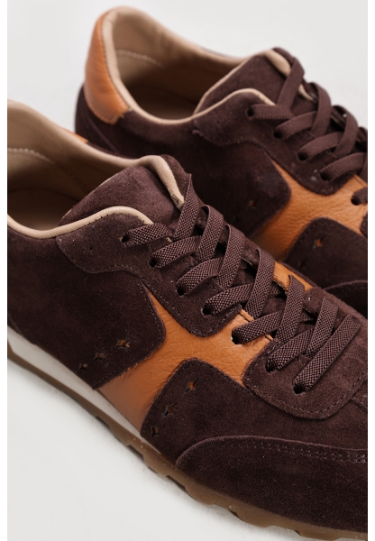 Ayakkabıhane İçi Dışı Hakiki Süet Deri Kahve Kadın Casual Ayakkabı AH083072612730