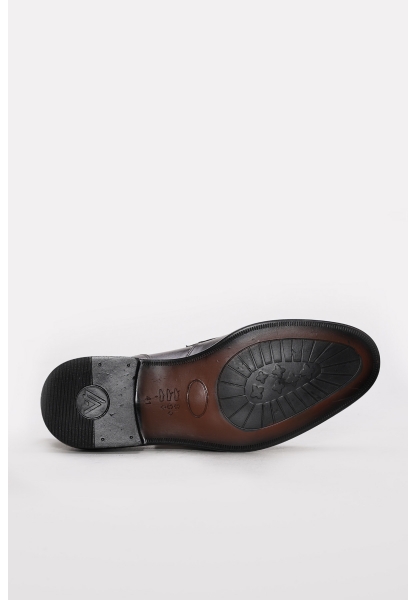 Ayakkabıhane İçi Dışı Hakiki Antik Deri Kahve Erkek Klasik Ayakkabı AH083081311657