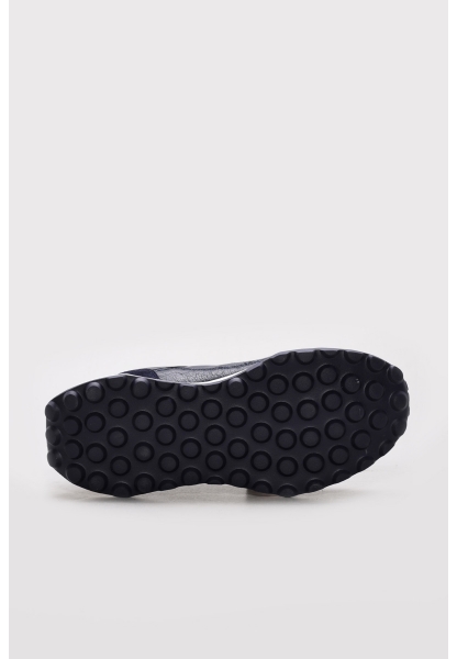 Ayakkabıhane İçi Dışı Hakiki Deri Lacivert EVA  Erkek Spor Sneaker Ayakkabı AH083111312117