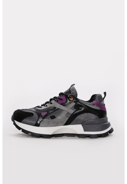 Ayakkabıhane Kaliteli Hakiki Deri Siyah Kadın Spor Sneaker Ayakkabı AH0831226120240