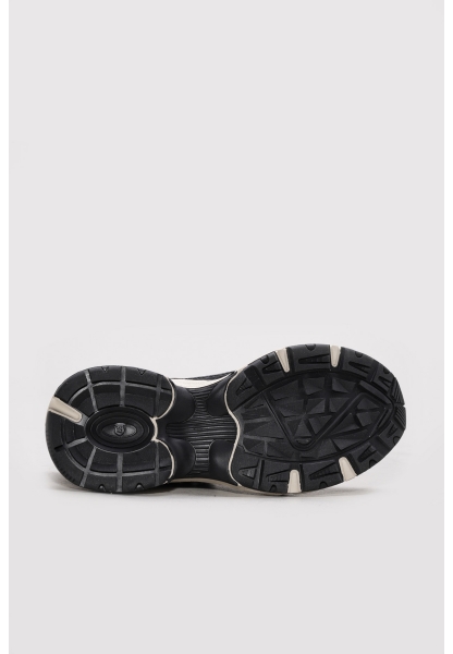 Ayakkabıhane Kaliteli Hakiki Deri Siyah Kadın Spor Sneaker Ayakkabı AH0831226134247